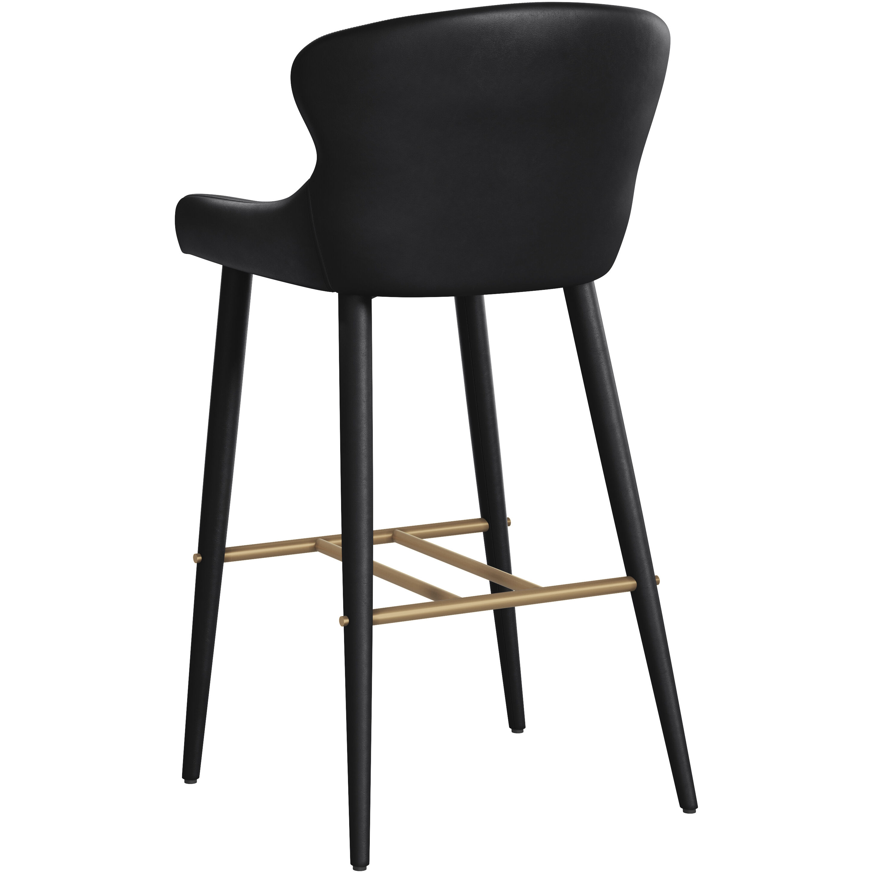 Evora 40.5 inch Bravo Black Barstool